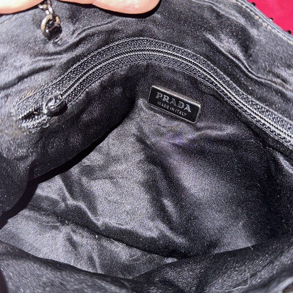 Prada beaded nylon clutch purse - Picture 10 of 13